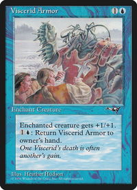 Viscerid Armor - Alliances (ALL) #41b - Common Magic: The Gathering Trading Card