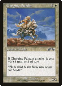 Charging Paladin - Exodus (EXO) #4 - Common Magic: The Gathering Trading Card