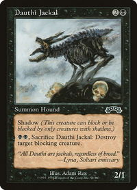 Dauthi Jackal - Exodus (EXO) #58 - Common Magic: The Gathering Trading Card