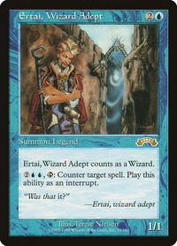 Ertai, Wizard Adept - Exodus (EXO) #33 - Rare Magic: The Gathering Trading Card