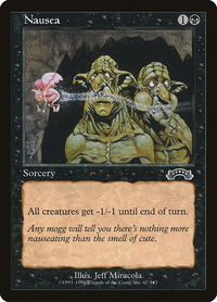 Nausea - Exodus (EXO) #67 - Common Magic: The Gathering Trading Card