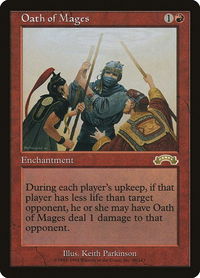 Oath of Mages - Exodus (EXO) #90 - Rare Magic: The Gathering Trading Card