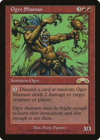 Ogre Shaman - Exodus (EXO) #91 - Rare Magic: The Gathering Trading Card