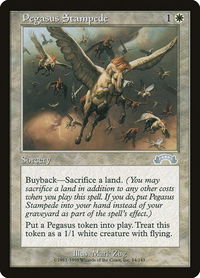 Pegasus Stampede - Exodus (EXO) #14 - Uncommon Magic: The Gathering Trading Card
