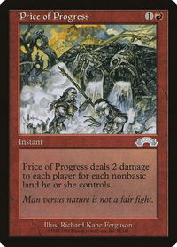 Price of Progress - Exodus (EXO) #95 - Uncommon Magic: The Gathering Trading Card