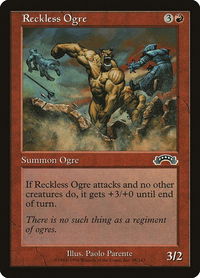 Reckless Ogre - Exodus (EXO) #98 - Common Magic: The Gathering Trading Card