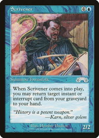Scrivener - Exodus (EXO) #46 - Uncommon Magic: The Gathering Trading Card