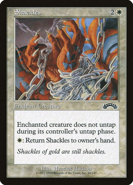 Shackles - Exodus Magic: The Gathering trading card