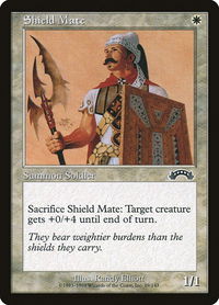 Shield Mate - Exodus (EXO) #19 - Common Magic: The Gathering Trading Card