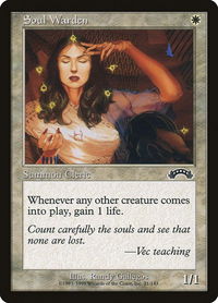 Soul Warden - Exodus (EXO) #21 - Common Magic: The Gathering Trading Card