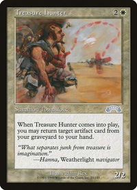 Treasure Hunter - Exodus (EXO) #23 - Uncommon Magic: The Gathering Trading Card