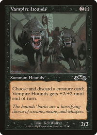 Vampire Hounds - Exodus (EXO) #77 - Common Magic: The Gathering Trading Card