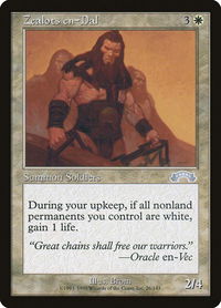 Zealots en-Dal - Exodus (EXO) #26 - Uncommon Magic: The Gathering Trading Card