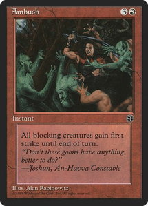 Ambush - Homelands (HML) #62 - Common Magic: The Gathering Trading Card