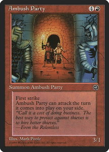 Ambush Party - Homelands (HML) #63a - Common Magic: The Gathering Trading Card