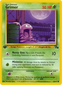 Grimer - Fossil (FO) #48/62 - Common Pokémon Trading Card