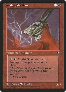 Anaba Shaman - Homelands (HML) #67a - Common Magic: The Gathering Trading Card