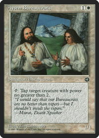 Aysen Bureaucrats - Homelands (HML) #3a - Common Magic: The Gathering Trading Card