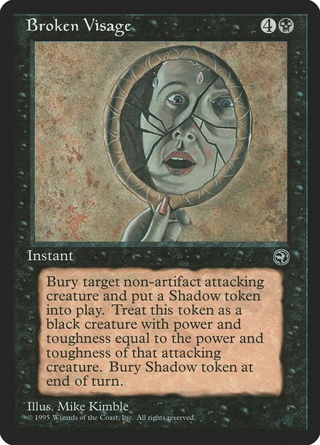 Broken Visage - Homelands Magic: The Gathering trading card