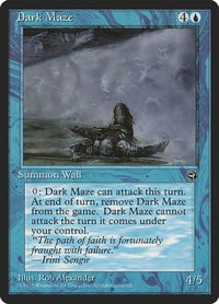 Dark Maze - Homelands (HML) #25a - Common Magic: The Gathering Trading Card