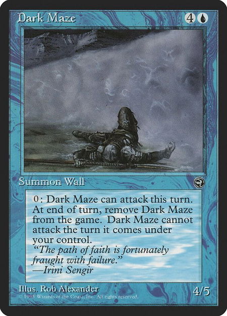 Dark Maze - Homelands Magic: The Gathering trading card