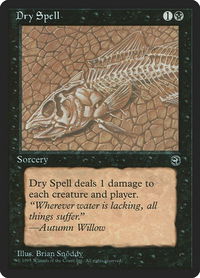 Dry Spell - Homelands (HML) #46a - Common Magic: The Gathering Trading Card