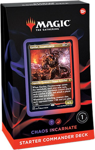 Starter Commander Deck - Chaos Incarnate trading card from Starter Commander Decks Starter Commander Deck - Chaos Incarnate - Starter Commander Decks Magic: The Gathering trading card