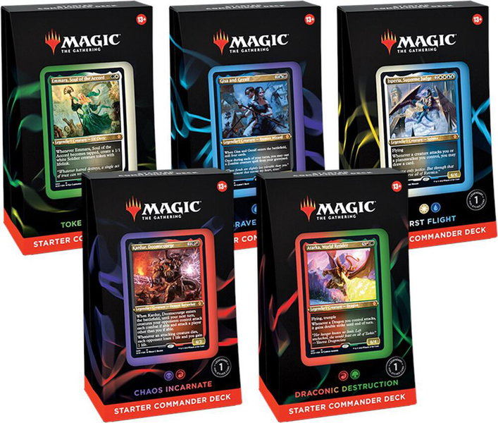 Starter Commander Deck - Set of 5 trading card from Starter Commander Decks Starter Commander Deck - Set of 5 - Starter Commander Decks Magic: The Gathering trading card