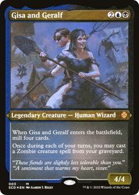 Gisa and Geralf (Foil Etched) - Starter Commander Decks (SCD) #3 - Mythic Magic: The Gathering Trading Card