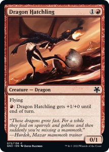 Dragon Hatchling - Magic Game Night: Free-For-All (GN3) #72 - Common Magic: The Gathering Trading Card