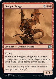 Dragon Mage - Magic Game Night: Free-For-All (GN3) #73 - Uncommon Magic: The Gathering Trading Card