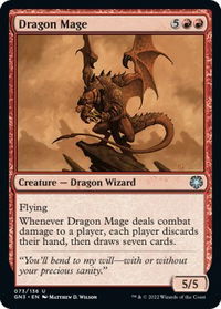 Dragon Mage - Magic Game Night: Free-For-All (GN3) #73 - Uncommon Magic: The Gathering Trading Card