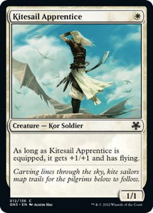 Kitesail Apprentice - Magic Game Night: Free-For-All (GN3) #12 - Common Magic: The Gathering Trading Card