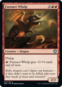 Furnace Whelp - Magic Game Night: Free-For-All (GN3) #79 - Uncommon Magic: The Gathering Trading Card