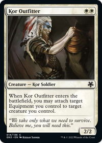 Kor Outfitter - Magic Game Night: Free-For-All (GN3) #14 - Common Magic: The Gathering Trading Card