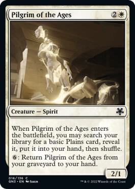 Pilgrim of the Ages - Magic Game Night: Free-For-All Magic: The Gathering trading card