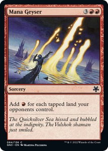 Mana Geyser - Magic Game Night: Free-For-All (GN3) #84 - Common Magic: The Gathering Trading Card