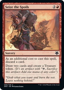 Seize the Spoils - Magic Game Night: Free-For-All (GN3) #86 - Common Magic: The Gathering Trading Card