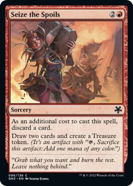 Seize the Spoils trading card from Magic Game Night: Free-For-All Seize the Spoils - Magic Game Night: Free-For-All Magic: The Gathering trading card
