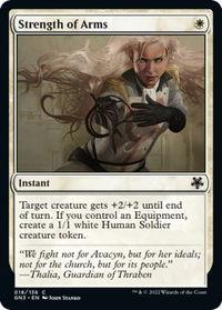 Strength of Arms - Magic Game Night: Free-For-All (GN3) #18 - Common Magic: The Gathering Trading Card
