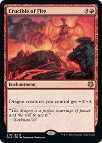 Crucible of Fire - Magic Game Night: Free-For-All (GN3) #70 - Rare Magic: The Gathering Trading Card