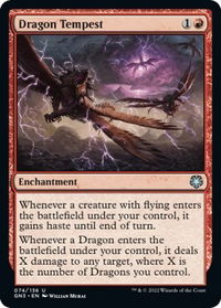 Dragon Tempest - Magic Game Night: Free-For-All (GN3) #74 - Uncommon Magic: The Gathering Trading Card