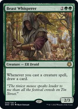 Beast Whisperer trading card from Magic Game Night: Free-For-All Beast Whisperer - Magic Game Night: Free-For-All Magic: The Gathering trading card
