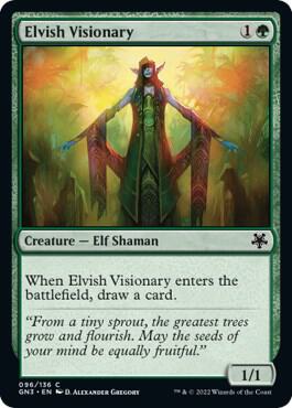 Elvish Visionary - Magic Game Night: Free-For-All Magic: The Gathering trading card