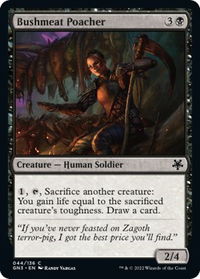 Bushmeat Poacher - Magic Game Night: Free-For-All (GN3) #44 - Common Magic: The Gathering Trading Card