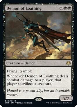 Demon of Loathing - Magic Game Night: Free-For-All Magic: The Gathering trading card