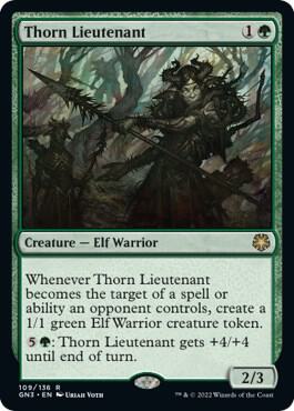 Thorn Lieutenant - Magic Game Night: Free-For-All Magic: The Gathering trading card