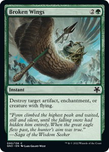 Broken Wings - Magic Game Night: Free-For-All (GN3) #90 - Common Magic: The Gathering Trading Card