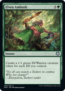 Elven Ambush - Magic Game Night: Free-For-All (GN3) #92 - Uncommon Magic: The Gathering Trading Card
