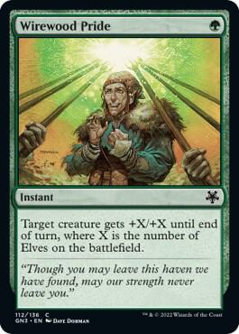 Wirewood Pride - Magic Game Night: Free-For-All Magic: The Gathering trading card